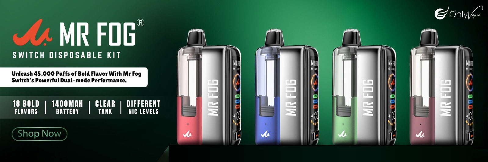 mr fog switch 5500 flavors Lost Mary MT35K Turbo 35000 Puffs Disposable Vape - 18mL main image 1