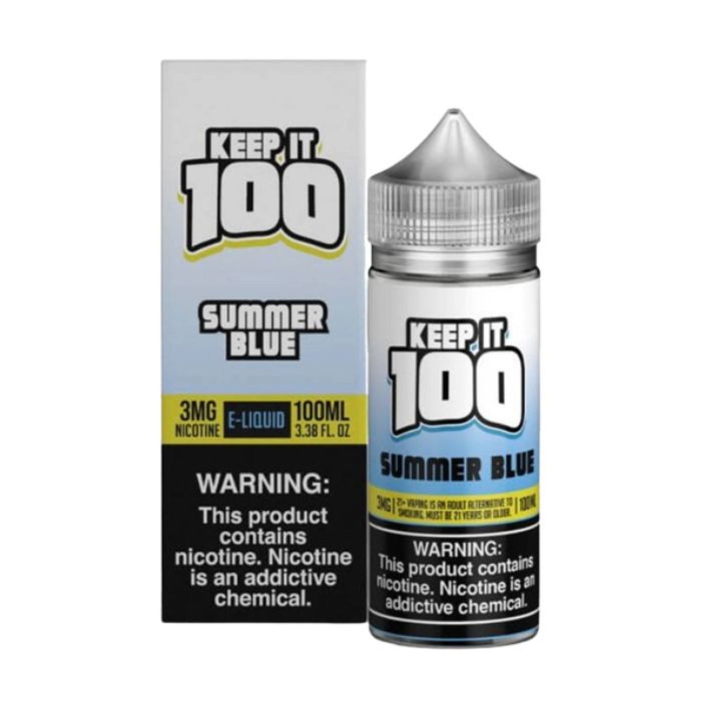 Keep It 100 E-liquids Summer Blue
