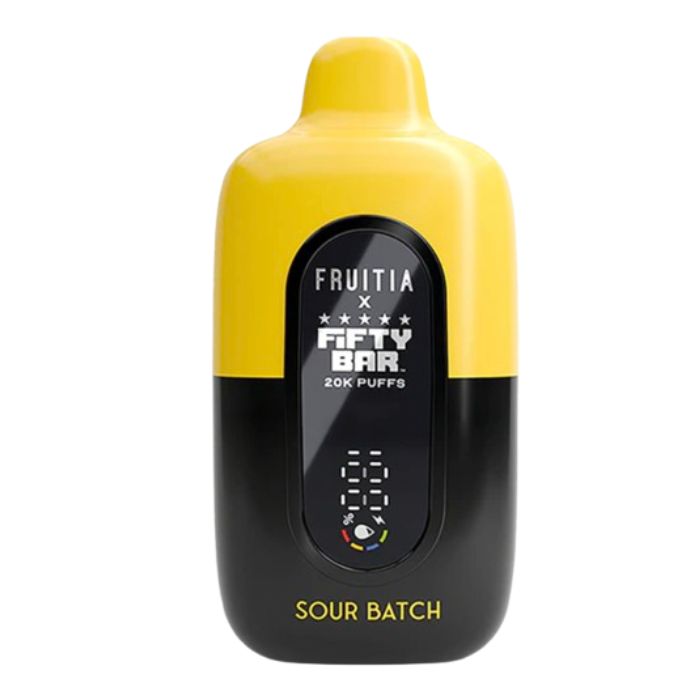 Fifty Fruitia x Bar 20K Vape SOUR BATCH