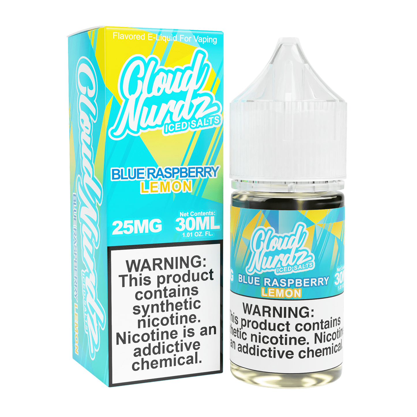 Cloud Nurdz Iced Nicotine Salts Lemon