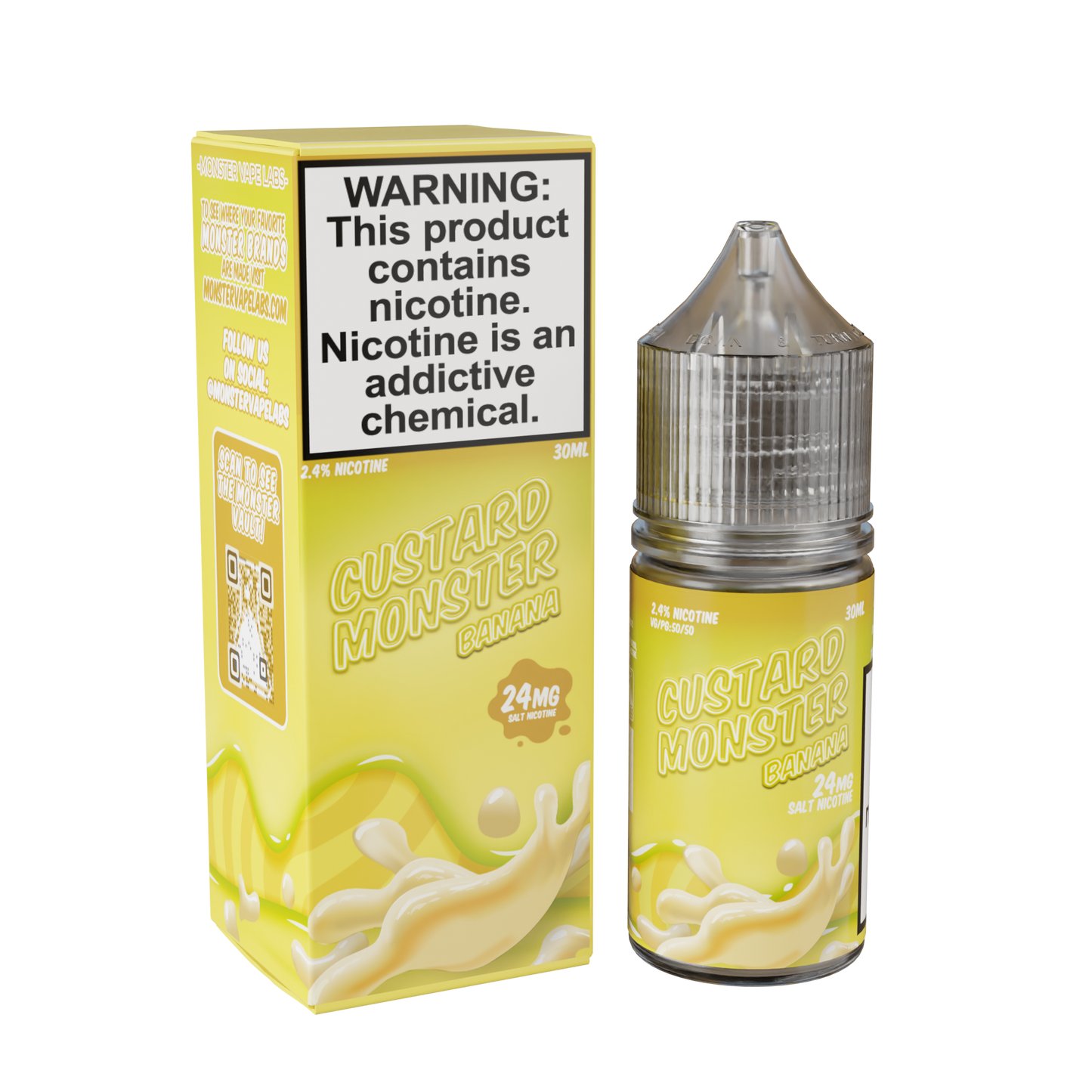Custard Monster Nicotine Salts banana