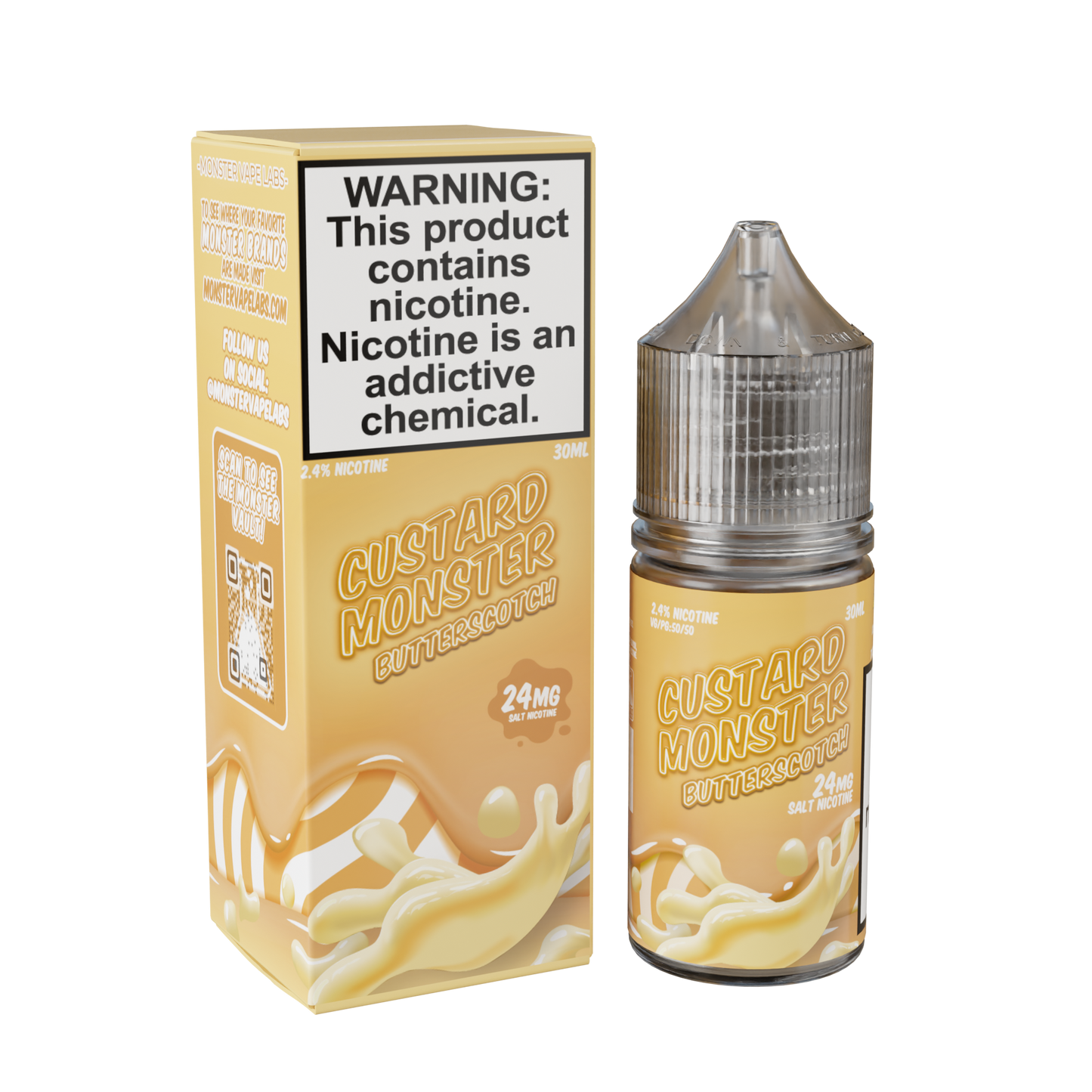 Custard Monster Nicotine Salts only vapez