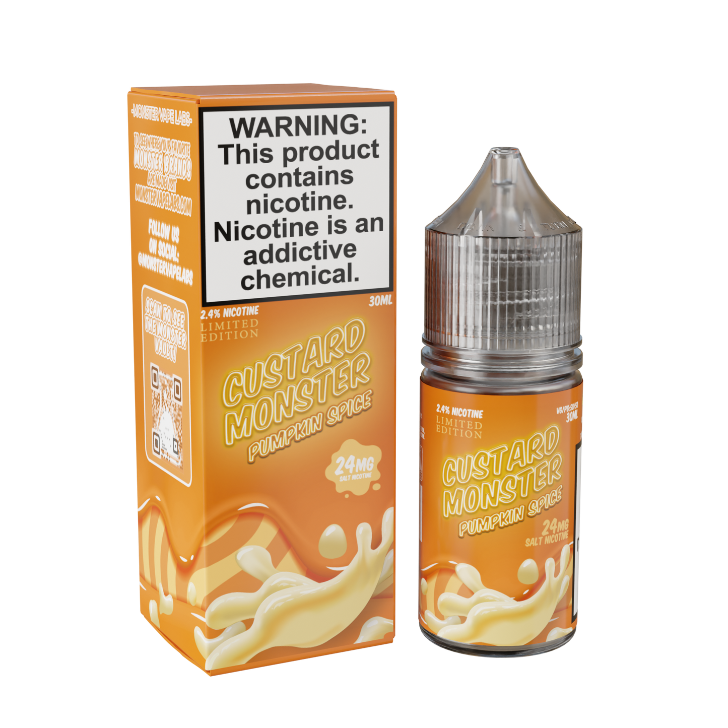 Custard Monster Nicotine Salts spice only vapez