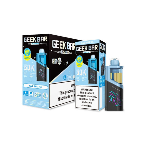 Geek Bar With No Nicotine Geek Bar Clio Platinum 50K Disposable Pod Geek Bar With No Nicotine Geek Bar Clio Platinum 50K Disposable Pod