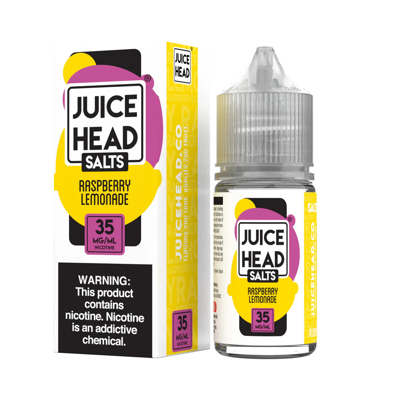 Juice Head Nicotine Salts lemonade only vapez