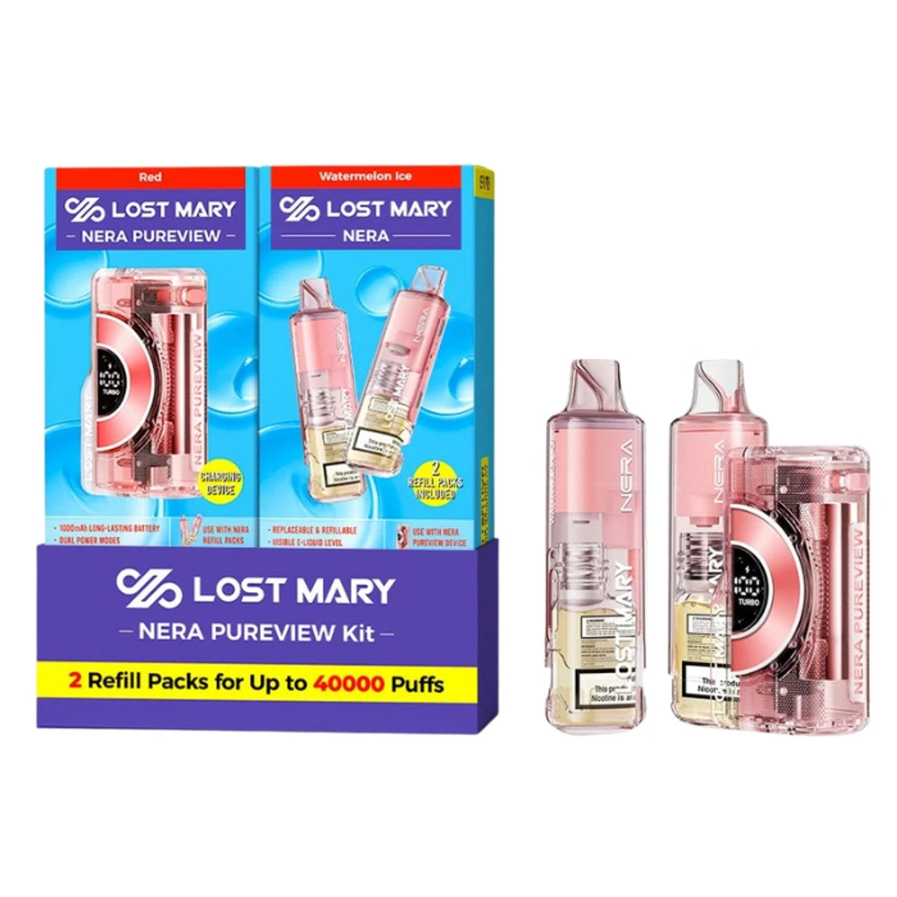 Lost Mary NERA Pureview 40K Vape Kit nera