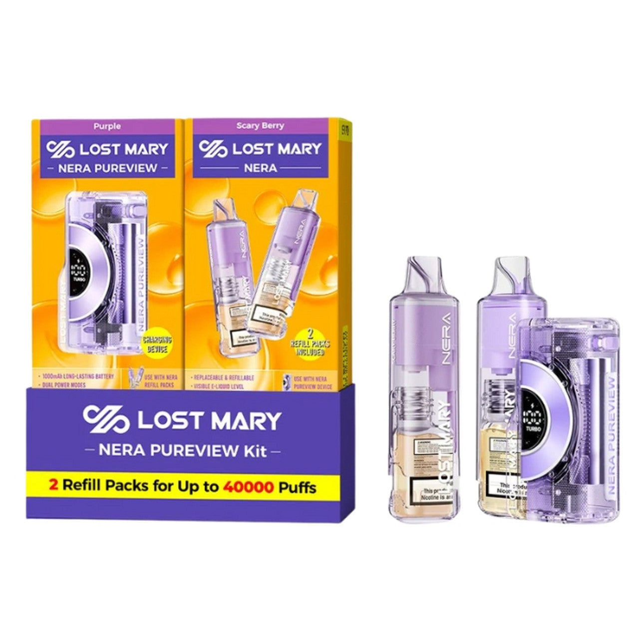 Lost Mary NERA Pureview 40K Vape Kit
