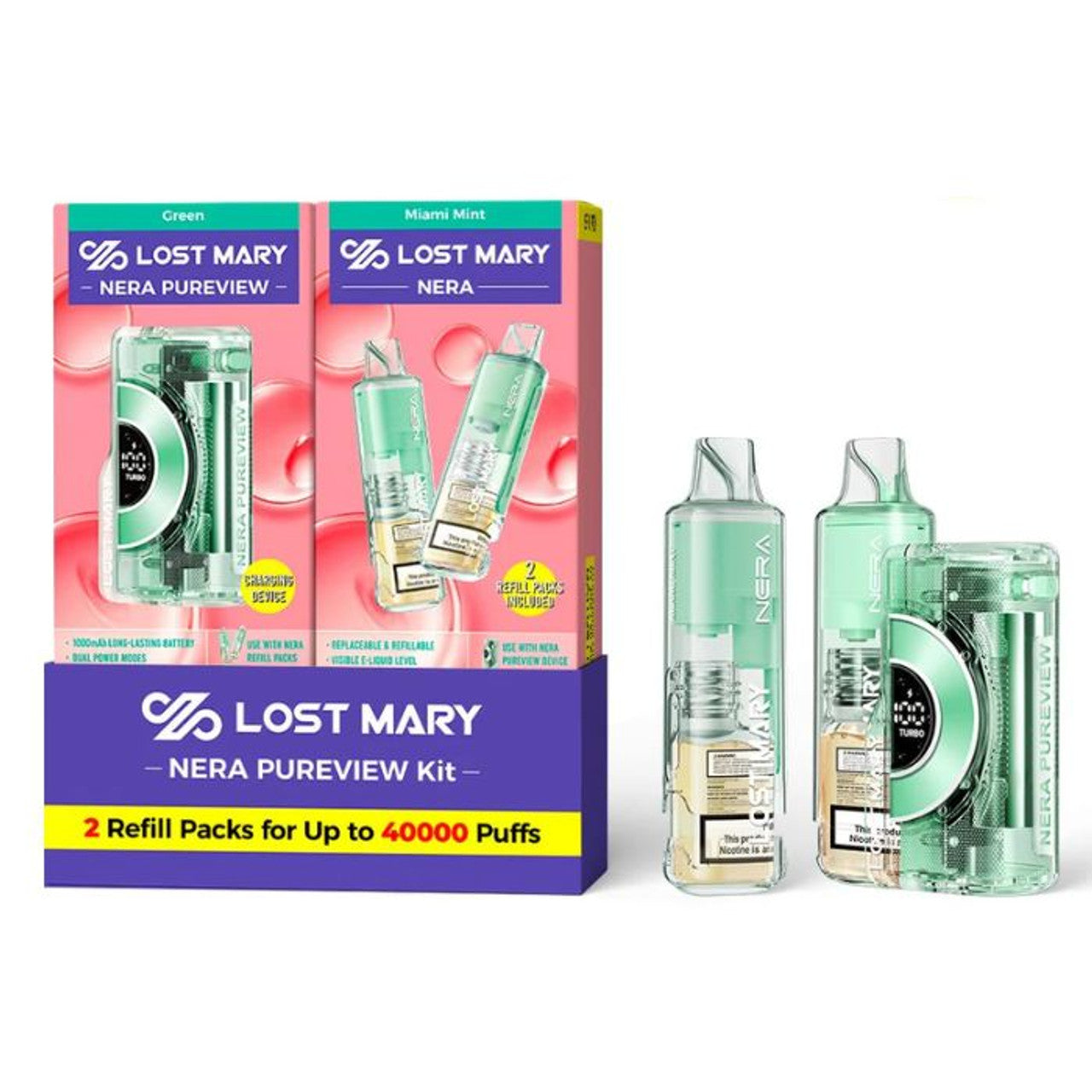 Lost Mary NERA Pureview 40K Vape Kit