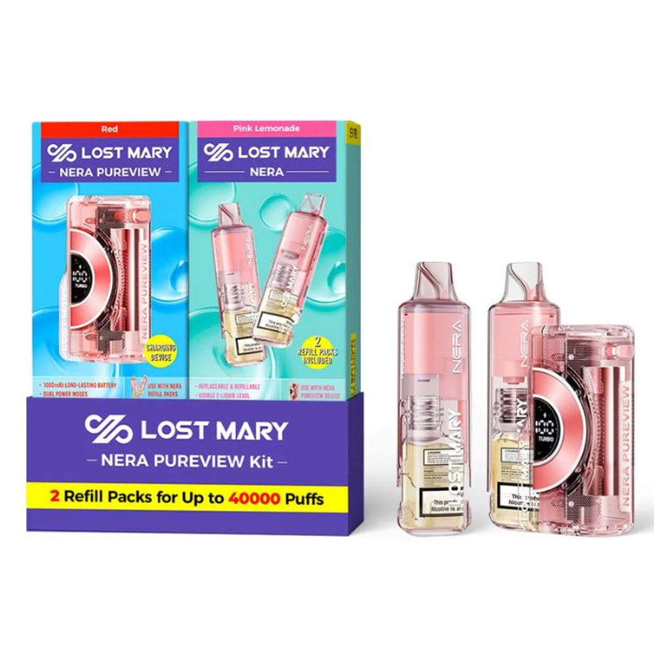 Lost Mary NERA Pureview 40K Vape Kit