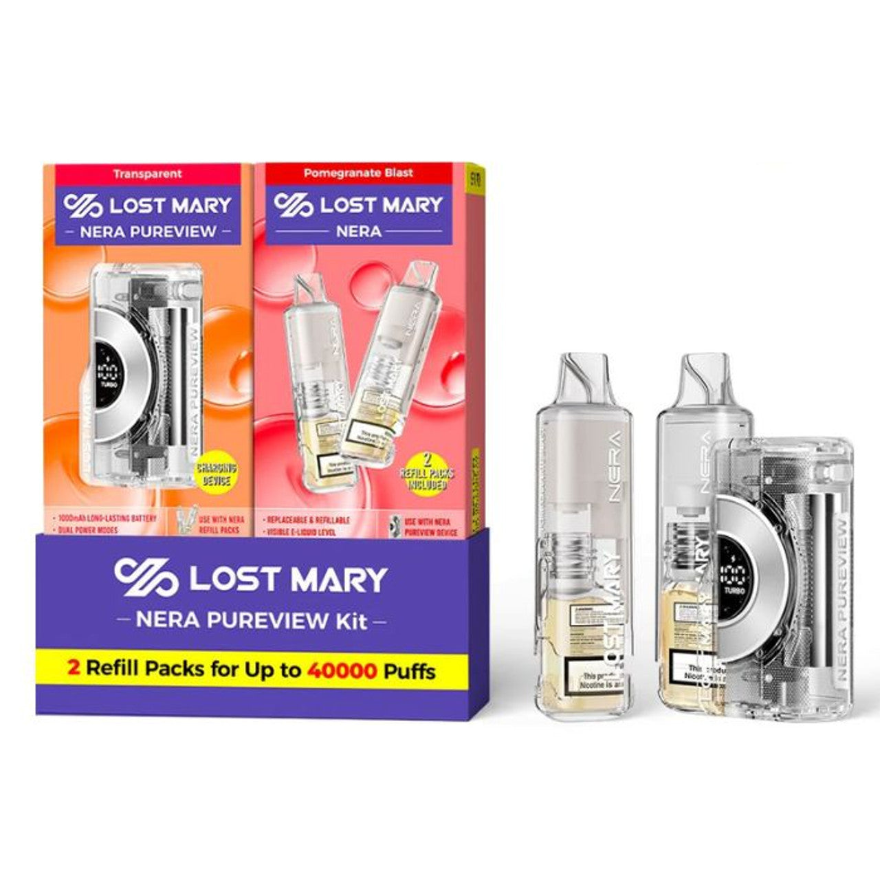 Lost Mary NERA Pureview 40K Vape Kit