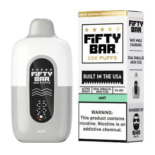 Fifty Bar 20K White Series Disposable