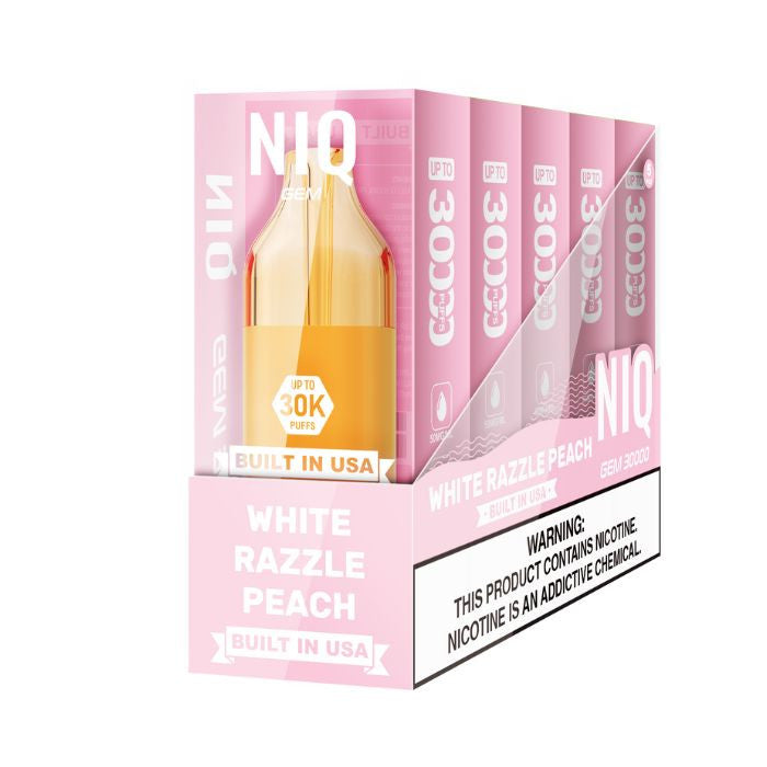 NIQ GEM 30000 Disposable Vape razzle only vapez