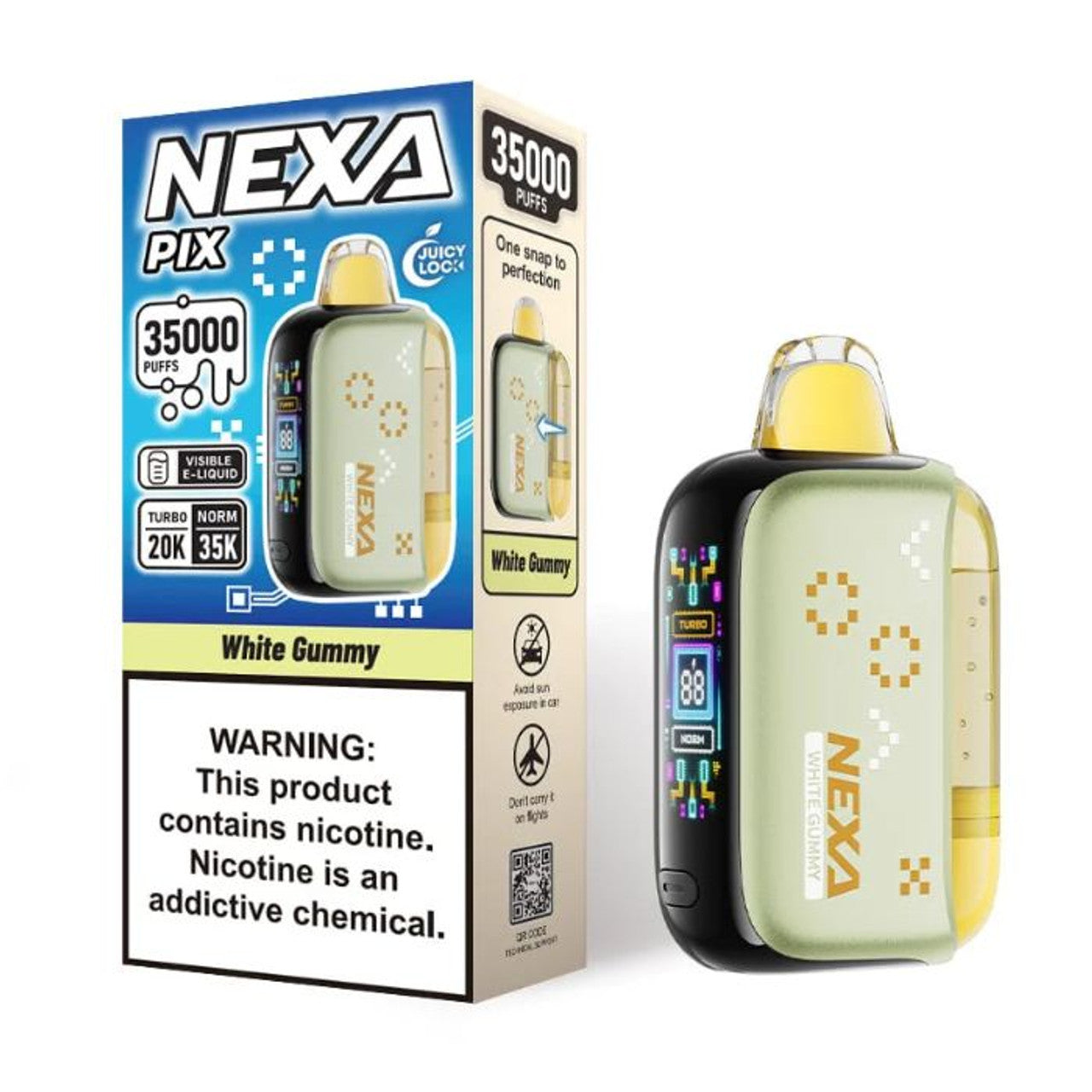 NEXA PIX 35K Vape white only vapez