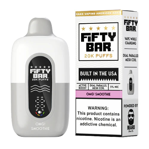 Fifty Bar 20K White Series Disposable