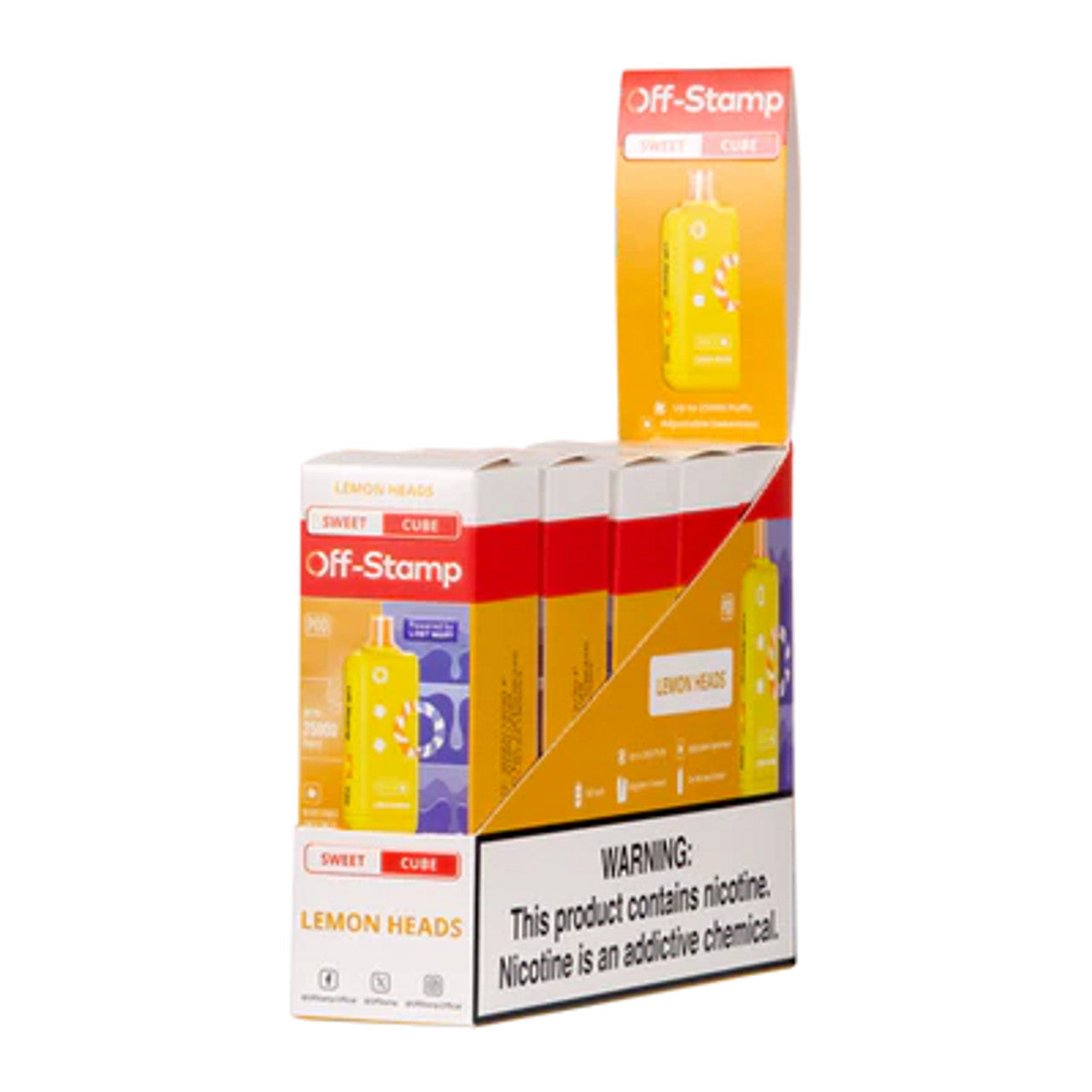 Off Stamp X-Cube Sweet Disposable Pod Texas Compliant