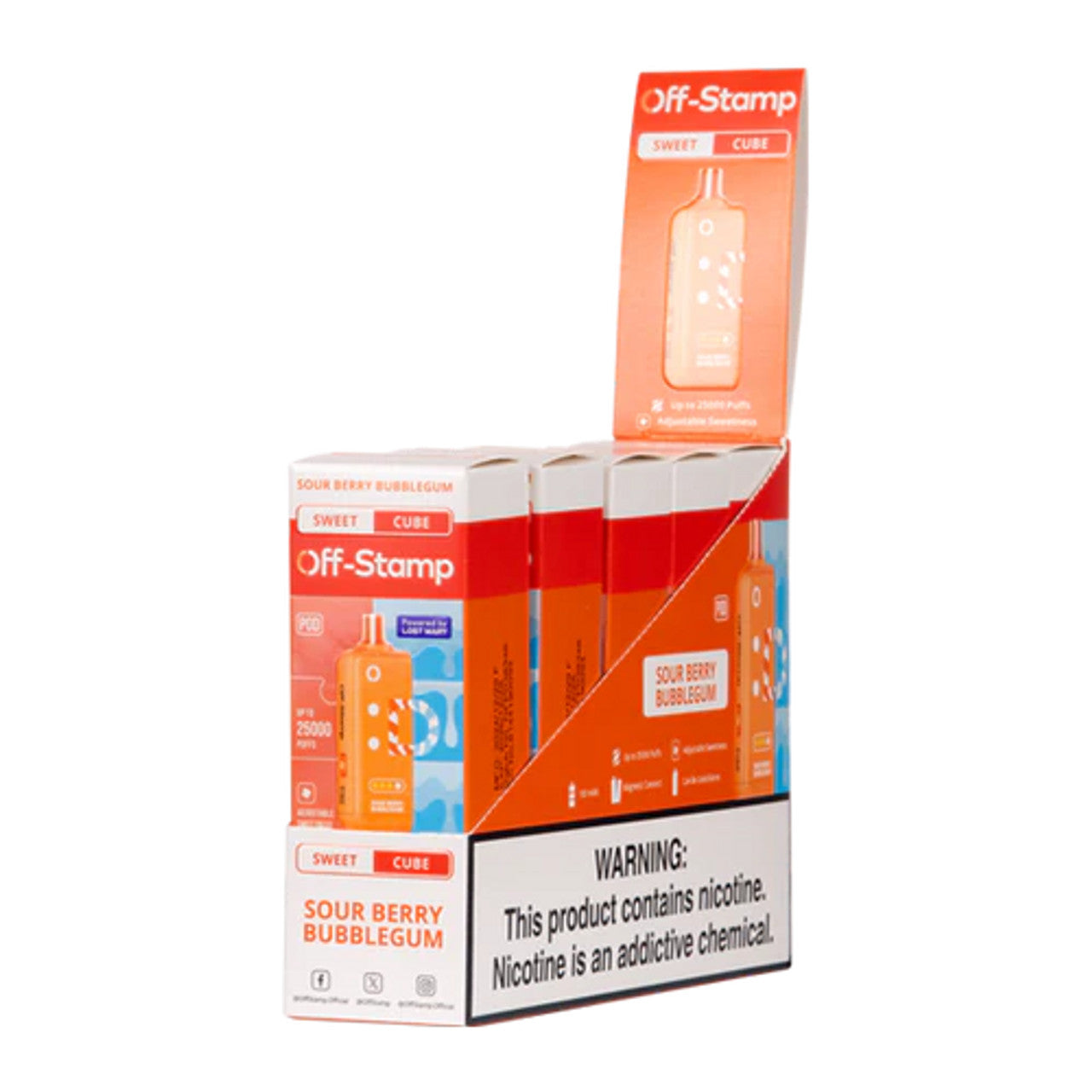 Off Stamp X-Cube Sweet Disposable Pod Texas Compliant