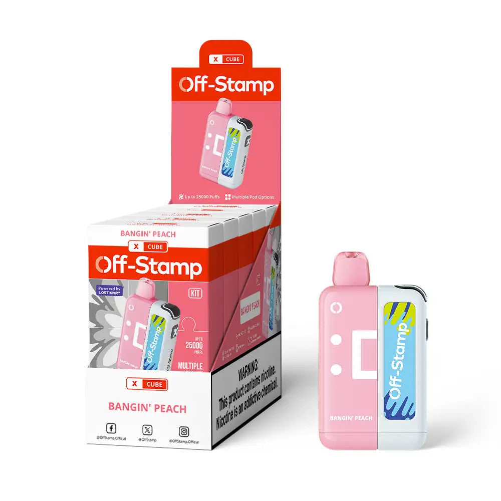 Off Stamp X-Cube Vape Kit Peach