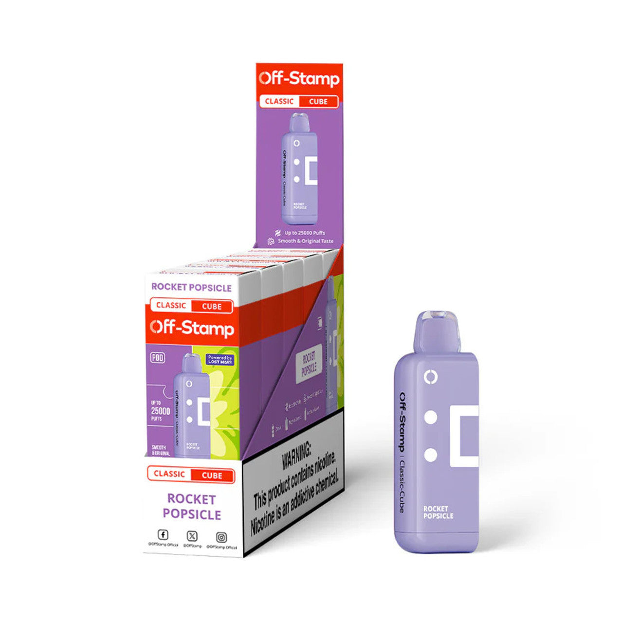 Off Stamp X-Cube Classic Disposable Pod Texas Compliant