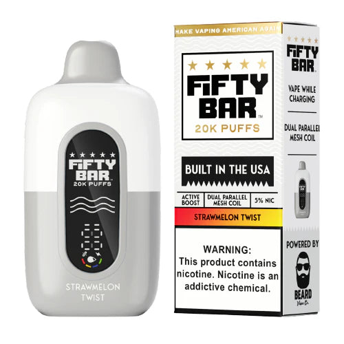 Fifty Bar 20K White Series Disposable