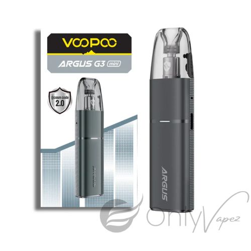 VooPoo Argus G3 Mini Kit Pod System silver only vapez
