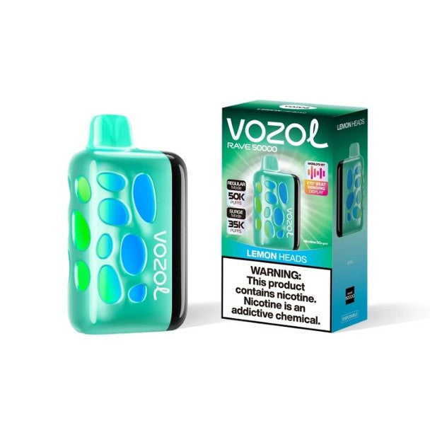 Vozol Vape Rave 50k Disposable heads only vapez