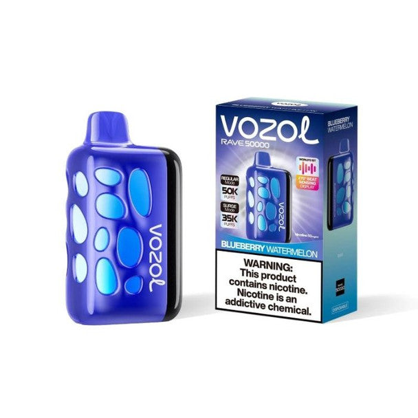 Vozol Vape Rave 50k Disposable watermelon only vapez