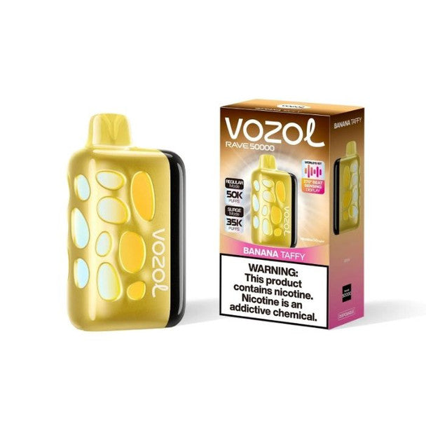 Vozol Vape Rave 50k Disposable taffy only vapez