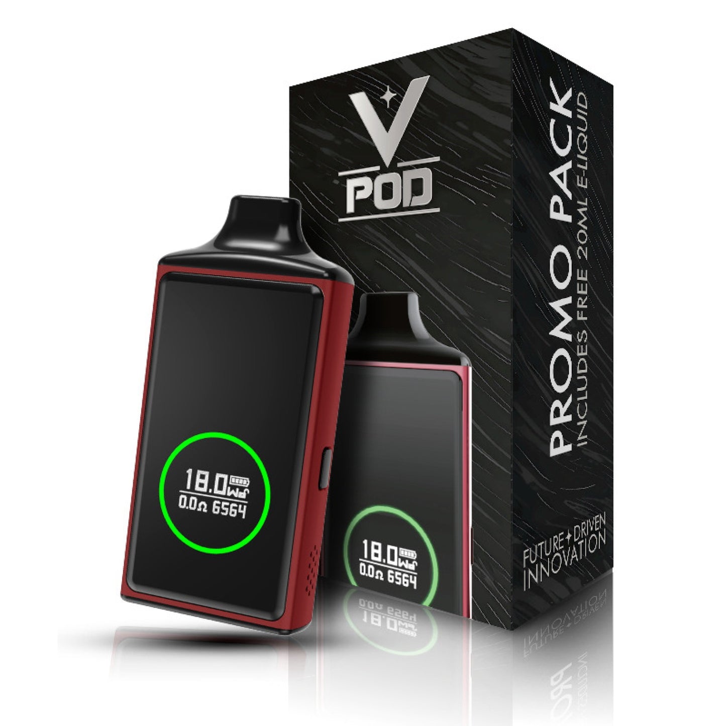 CraftBox V-Pod Pod System red only vapez