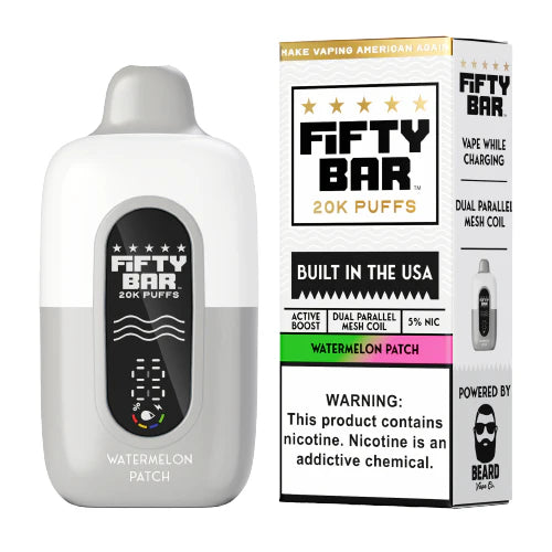 Fifty Bar 20K White Series Disposable