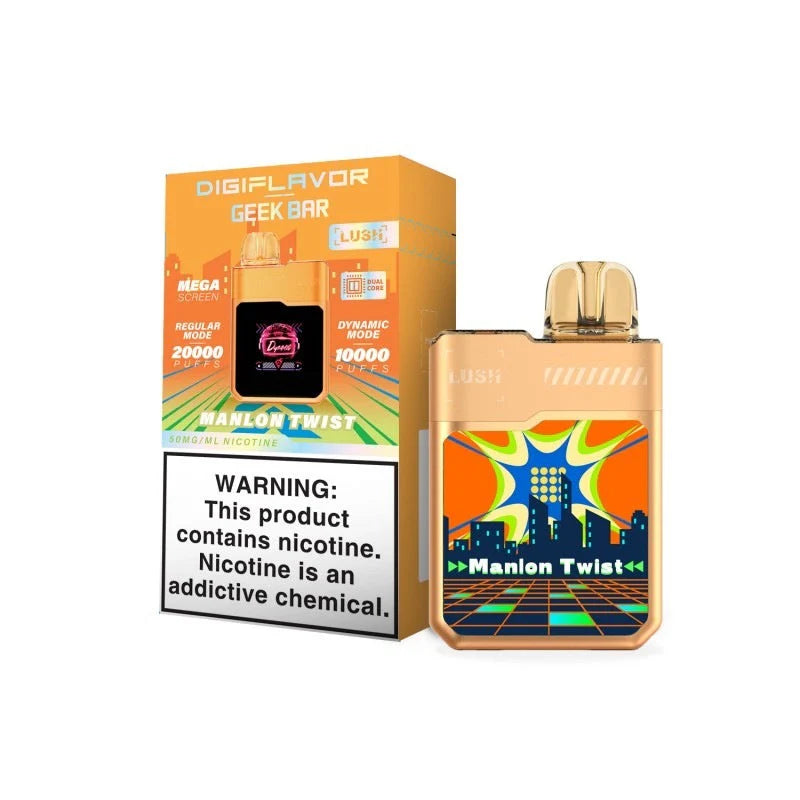 DigiFlavor x Geek Bar Lush 20K Vape only vapez manlon