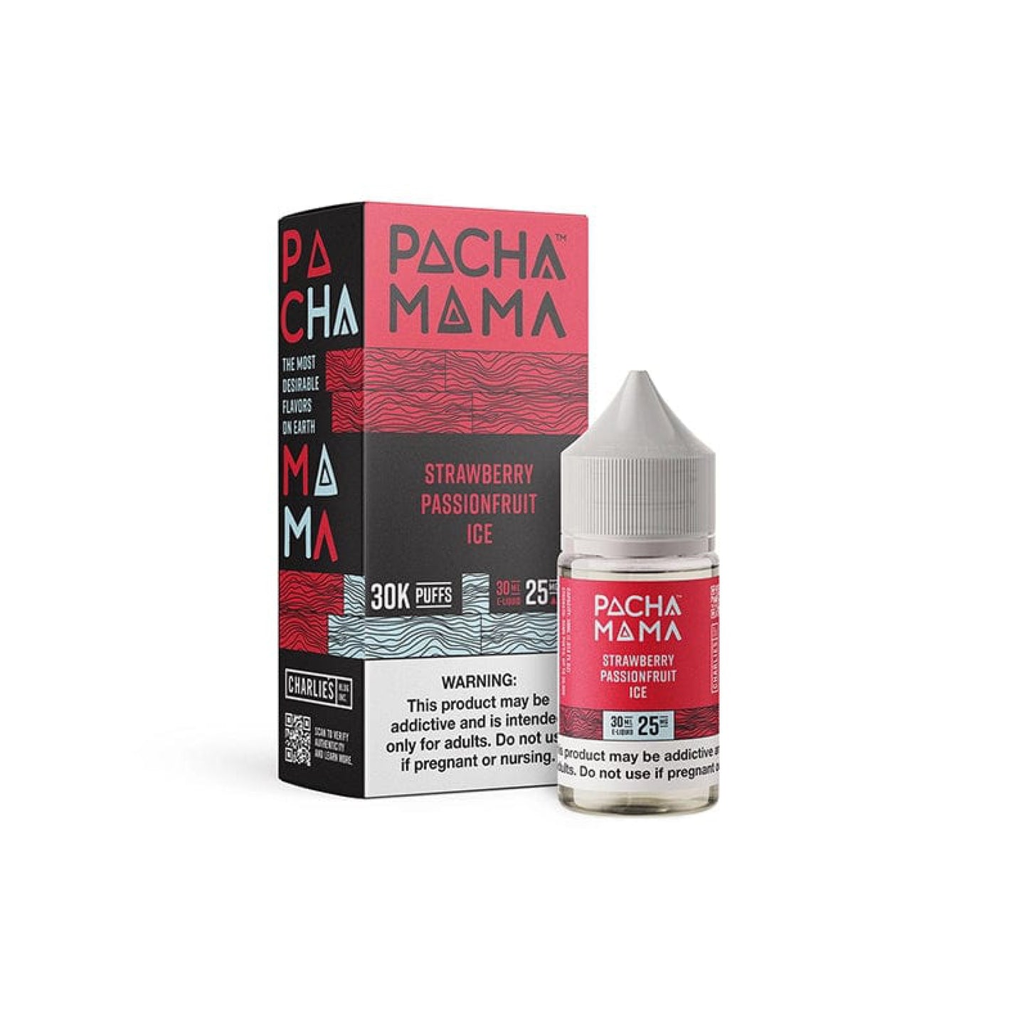 Pachamama Plus+ Nicotine Salts only vapez strawberry