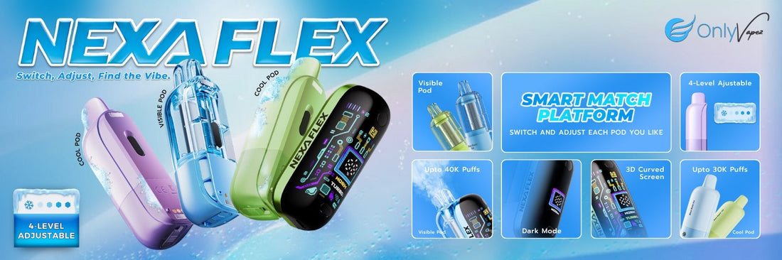 Nexa Flex Crystal 40K: The Disposable Pod Vape Taking Over 2025 | Only Vapez Nexa Flex Crystal 40K: The Disposable Pod Vape Taking Over 2025 | Only Vapez