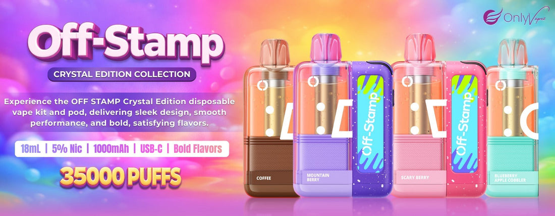 New Texas Compliant Flavors Are Here: Discover the Off-Stamp X-Cube Crystal at Only Vapez