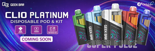 Geek Bar Clio Platinum 50K Is Coming to Only Vapez: Power, Flavor, and 50,000 Puffs Redefined