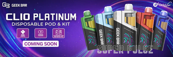 Geek Bar Clio Platinum 50K Is Coming to Only Vapez: Power, Flavor, and 50,000 Puffs Redefined