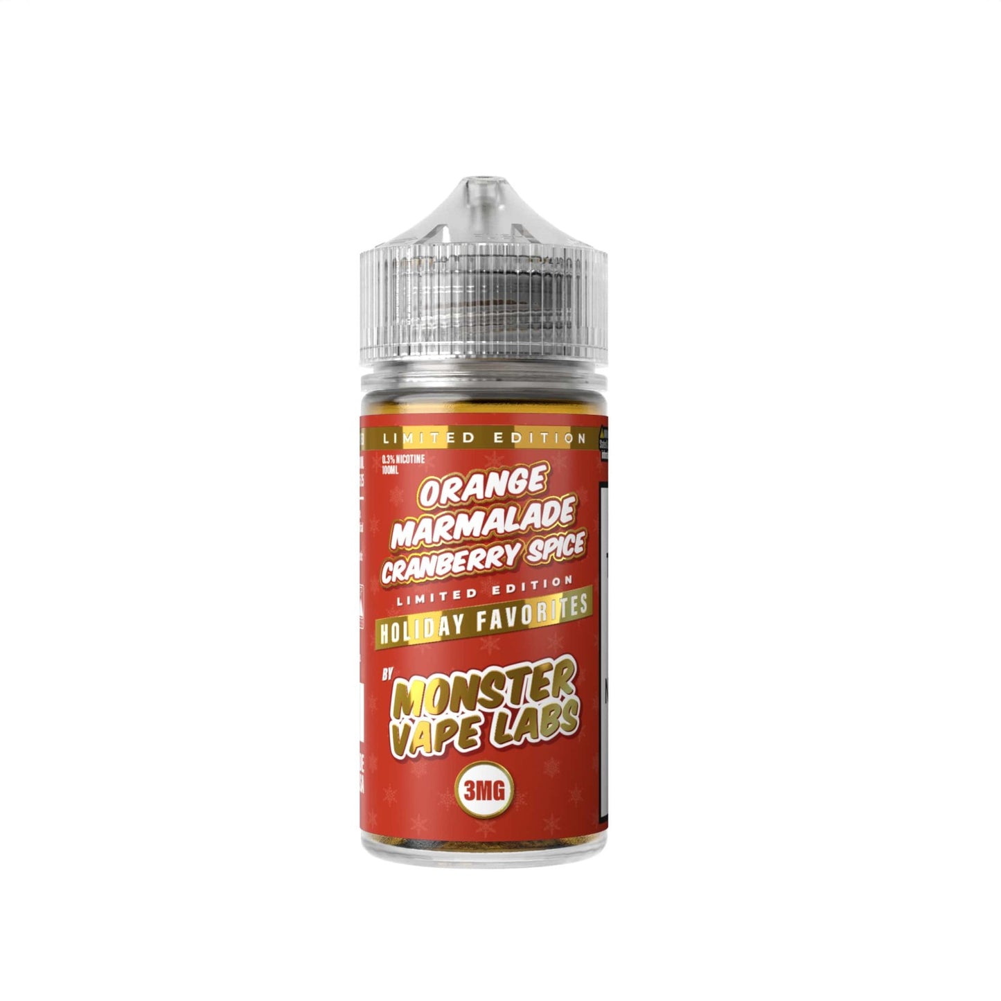 Monster Vape Labs Holiday Favorites E Liquid orange only vapez