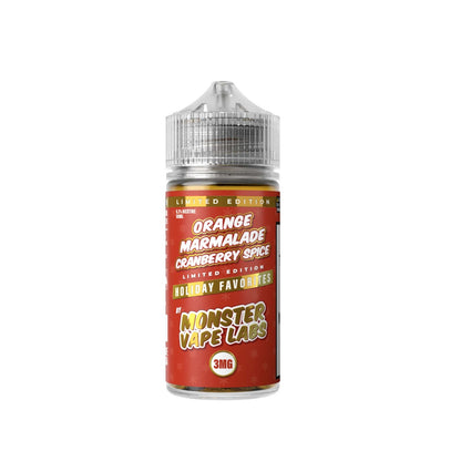 Monster Vape Labs Holiday Favorites E Liquid orange only vapez