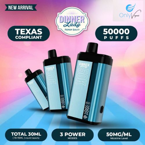 Dinner Lady Row DL50K Vape Texas Compliant only vapez