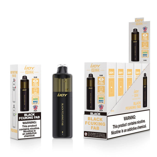 iJoy XP35000 Disposable Vape Texas Compliant black fab only vapez