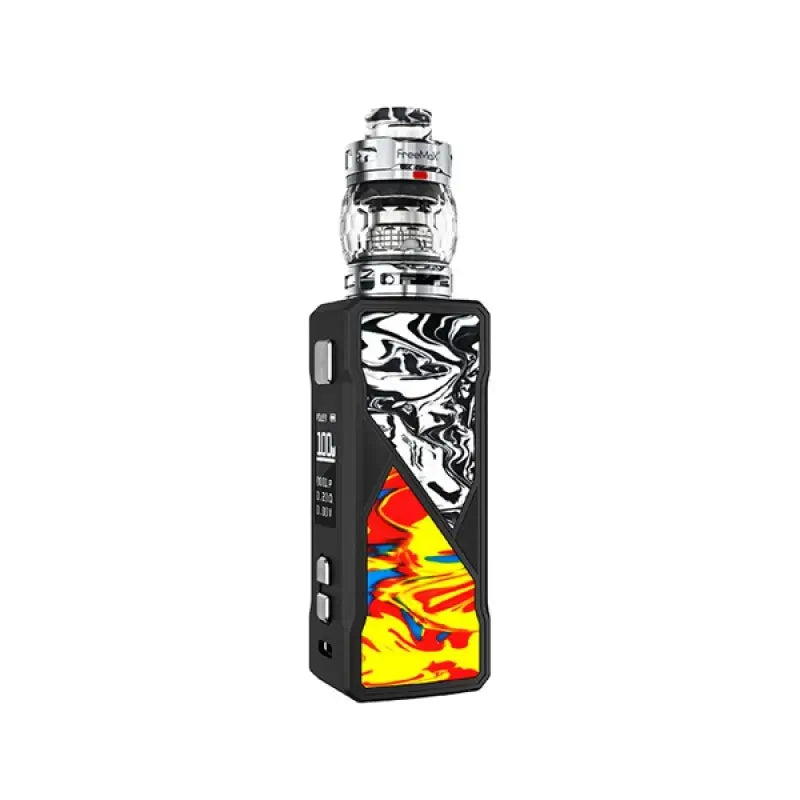 FreeMax Maxus 100W Vape Kit Resin Edition Only Vapez Black-Red
