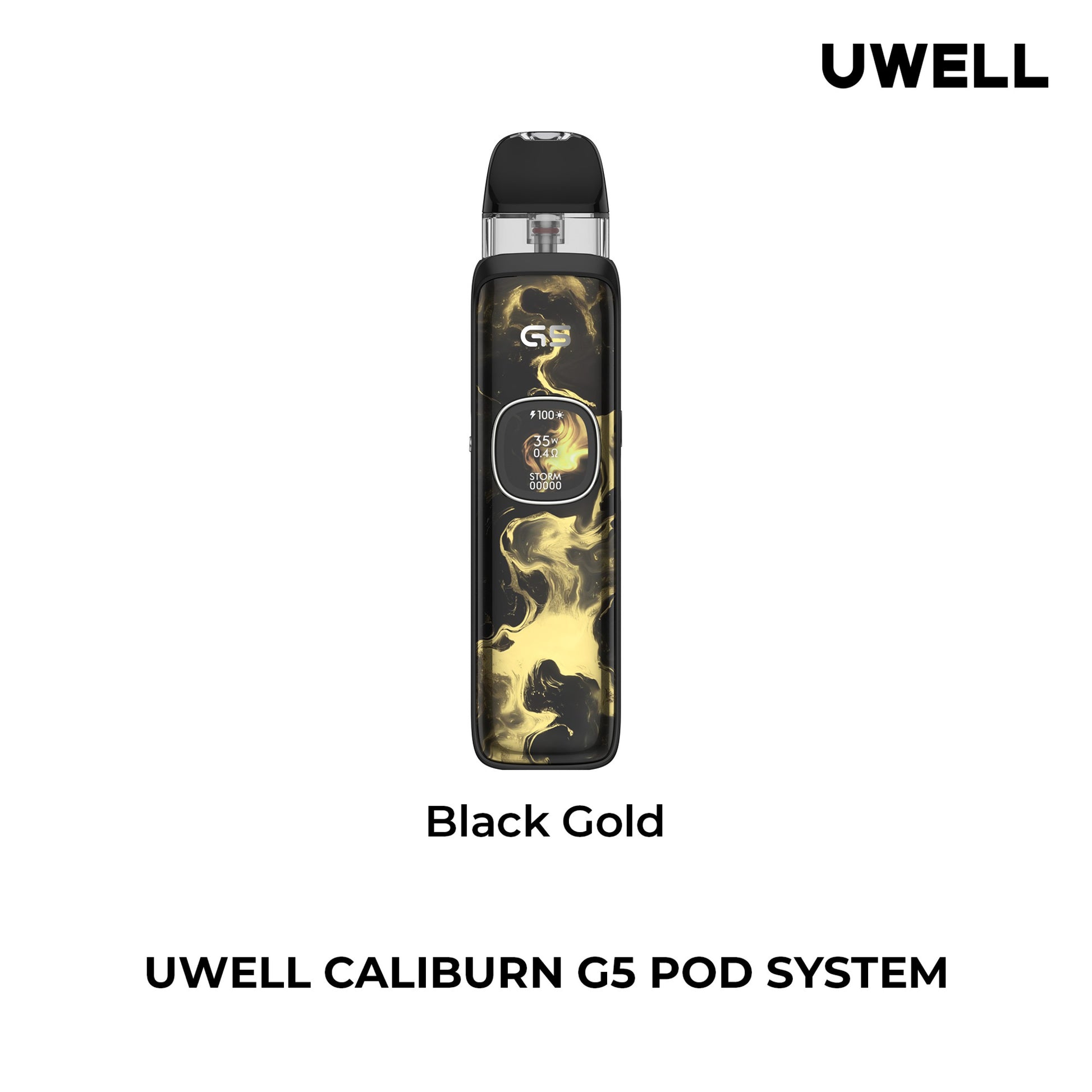 Uwell Caliburn G5 Pod System black gold