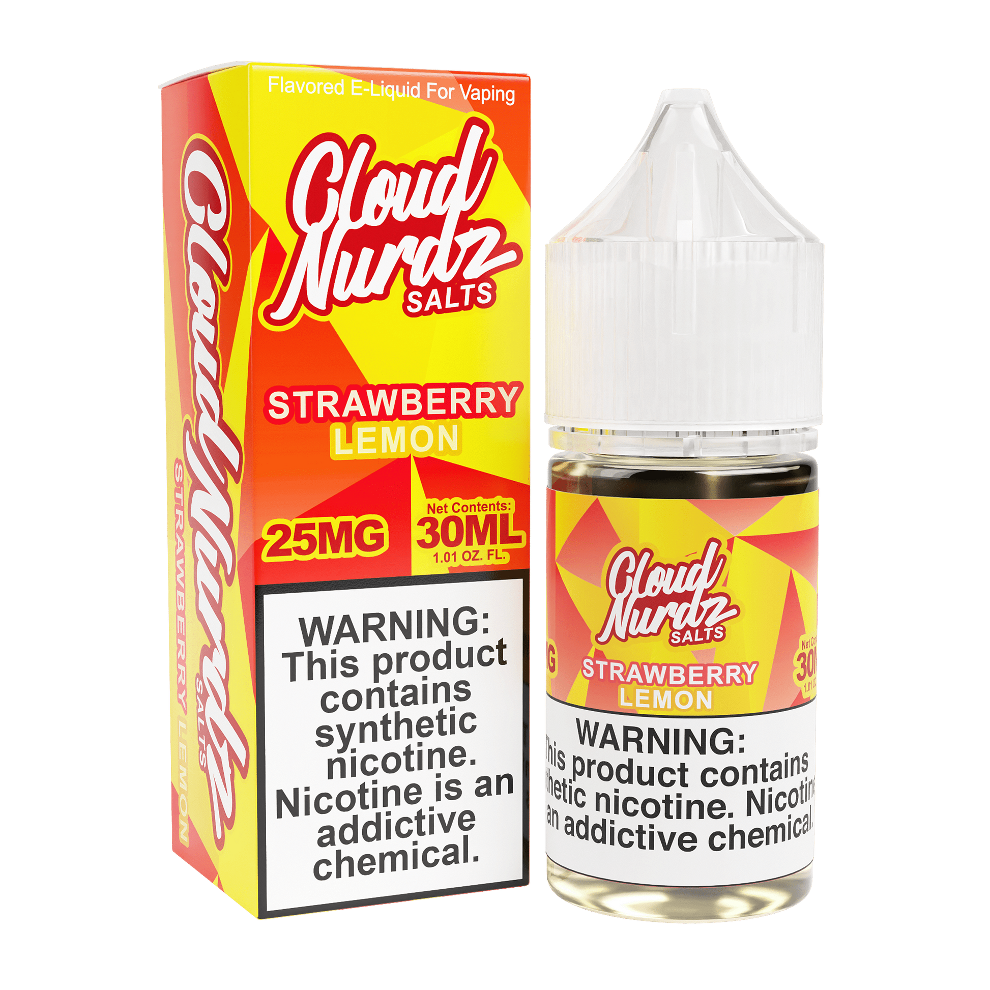 Cloud Nurdz Nicotine Salts Strawberry Lemon