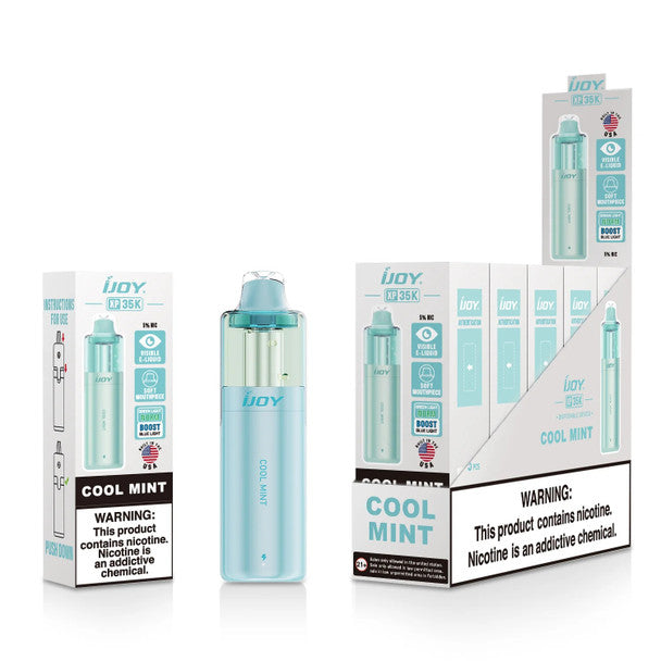 iJoy XP35000 Disposable Vape Texas Compliant cool mint only vapez
