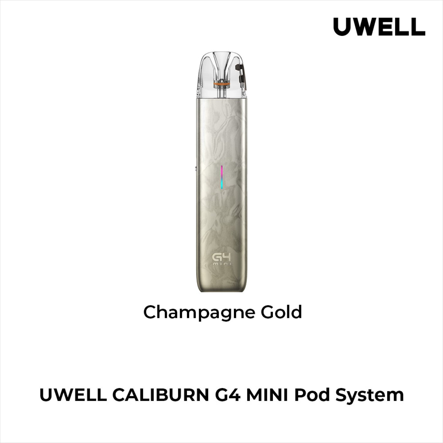 UWELL Mini Caliburn G4 Pod System gold only vapez