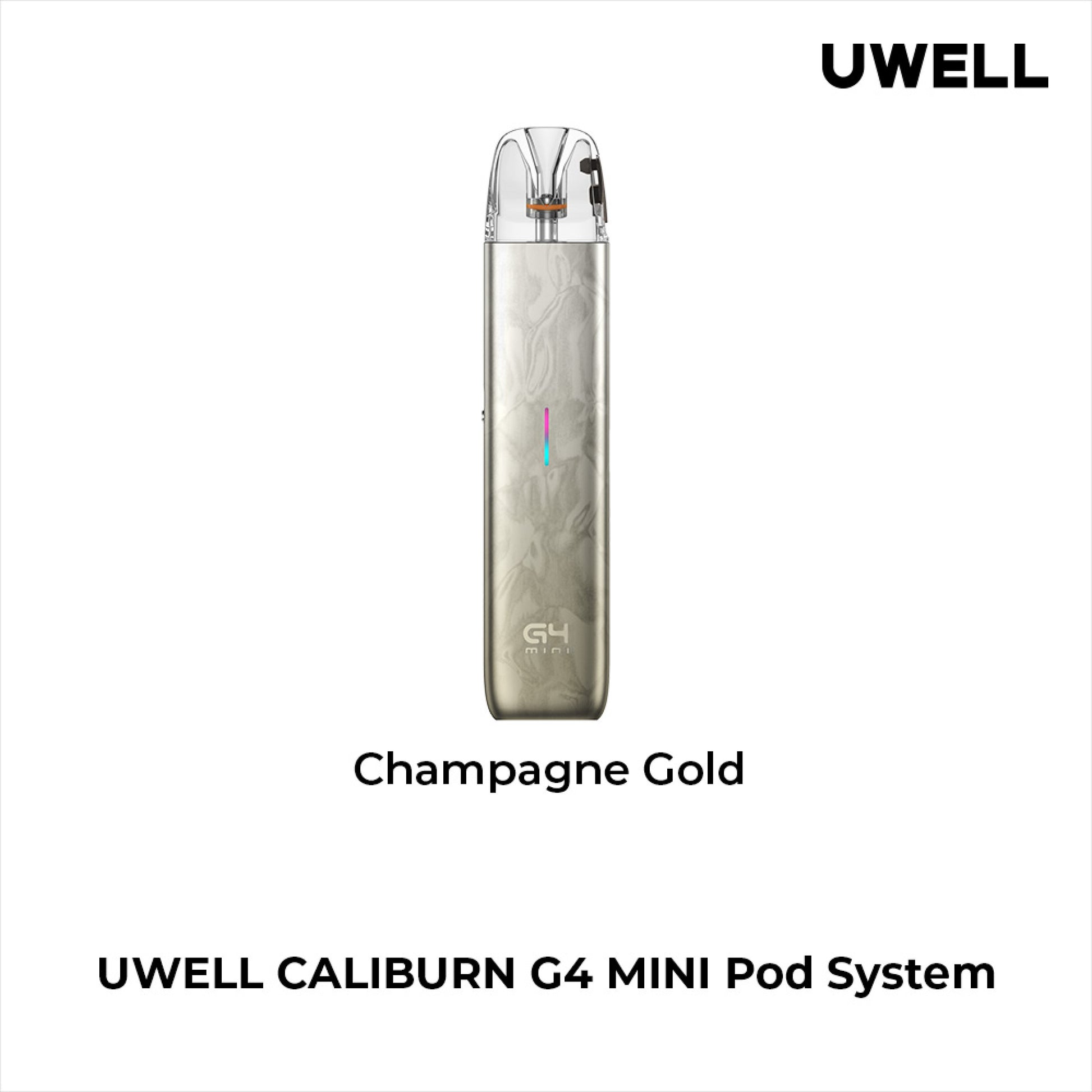 UWELL Mini Caliburn G4 Pod System gold only vapez