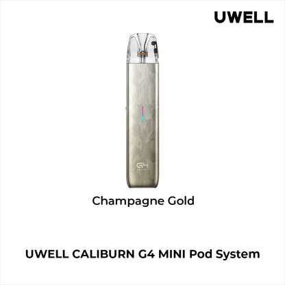 UWELL Mini Caliburn G4 Pod System gold only vapez