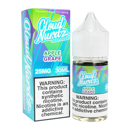 Cloud Nurdz Iced Nicotine Salts Apple Grape