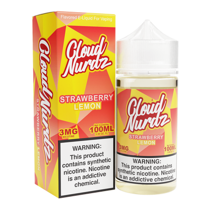 Cloud Nurdz E-liquids Strawberry Lemon only vapez