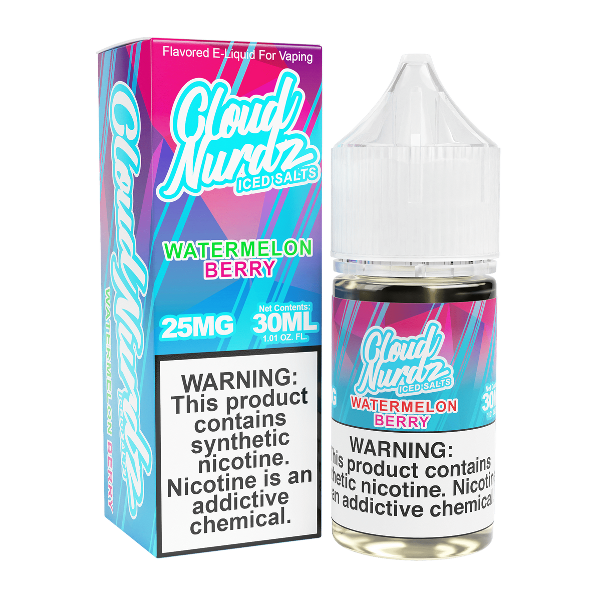 Cloud Nurdz Iced Nicotine Salts Berry only vapez