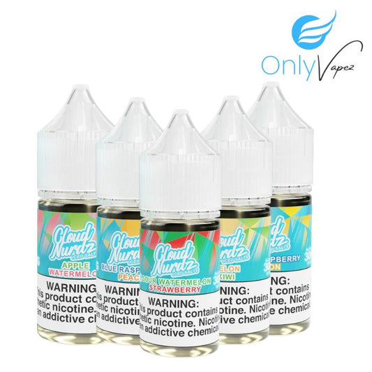 Cloud Nurdz Iced Nicotine Salts all only vapez 